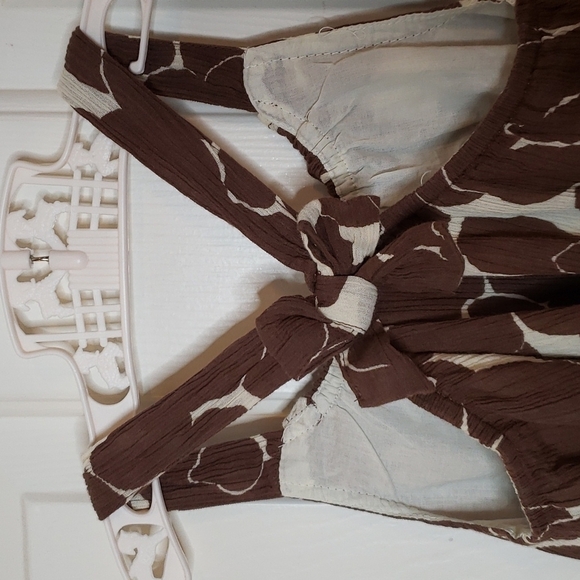 Genuine Kids OshKosh Brown Floral Dress NWT Size 3T - Picture 7 of 10